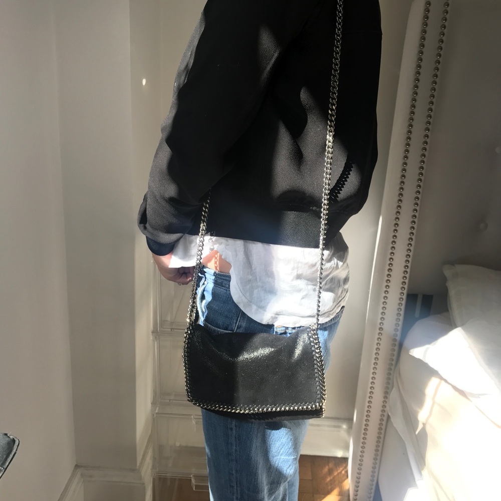 Stella McCartney black cross body bag - Picture 4 of 6